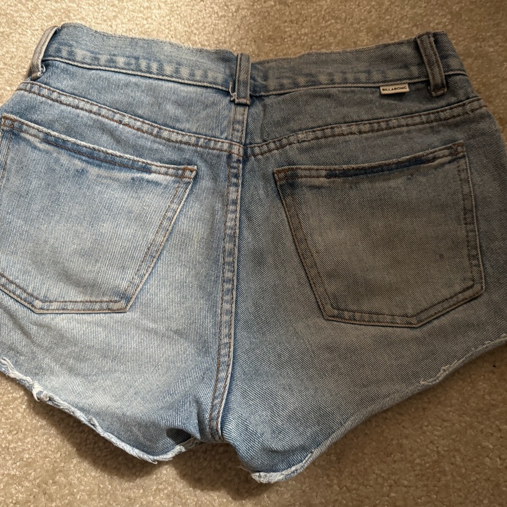 Billabong Distressed Denim Women's Shorts - Picture 3 of 5